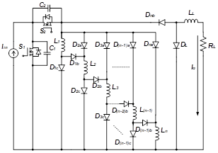 High order switched inductor resonant converter